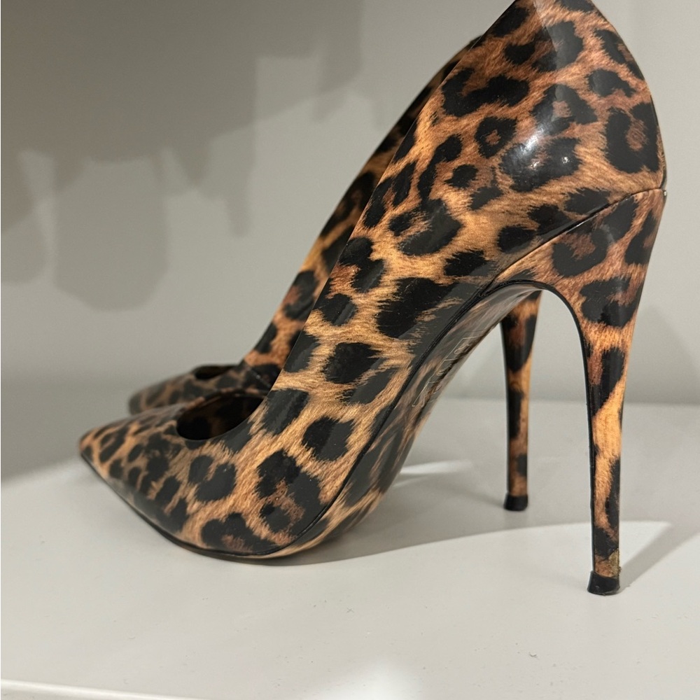Leopard Print Stiletto Heels